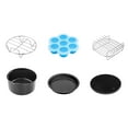 thumbnail image 1 of Bewildely Sartén para pizza con freidora de aire libre de BPA - Accesorios para freidora de aire resistente al calor de grado alimenticio sin Cocina y Comedor 7 pulgadas, 1 of 6