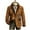 Brown, variant on COM1950s Coats for Men, Men's Ceremonial Party Coat, Corduroy Print, Pocket Button, Dress Style, Dress with Pockets, Men's Dress Coat