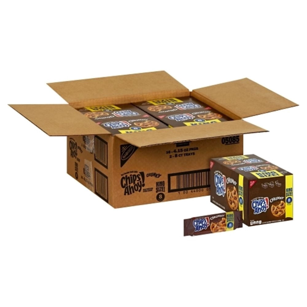 Chips Ahoy King Size Chips Ahoy, 4.15 Ounce, 8 Per Box, 2 Boxes