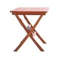 thumbnail image 3 of Vifah Table Bistro Pliante en Bois Naturel pour Extérieur, 3 of 5
