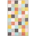 thumbnail image 2 of Unique Loom Whimsy Kids Collection Area Rug - Checks (2' 2" x 3' 11" Runner Multi/Blue), 2 of 9