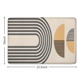 thumbnail image 5 of Brown Boho Geometric Pattern Flannel Non Slip Door Rugs,Washable Door Mats Indoor,Decorative Door Mats,Dirt-Resistant and Absorbent Doormat for Entrance,Bedroom,Kitchen,Bathroom,23.5x16in(60x40cm), 5 of 5