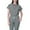 Gray #012, variant on Scrubs Sets for Women 2 Piece Comfortable V-Neck Scrub Top & Jogger Scrub Pants Quick Dry Nursing Workwear Stretch Uniform Suits with Multi Pocket for Nurse Esthetician Dark Green XL