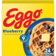 Eggo Blueberry Waffles, Frozen Breakfast, 29.6 oz, 24 Count