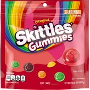 Angle View: Skittles Gummies Original Summer Candy, Sharing Size - 12 oz Bag