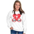 thumbnail image 5 of Faith Hope Love Cross Eternal Life Women Crewneck Sweatshirt Brisco Brands S, 5 of 6