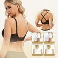 thumbnail image 6 of iHPH7 Womens Seamless Bra Push Up Bra Full Coverage Padded Bralette Bras for Women No Underwire Wireless Bras No Wire Sports Bras Comfortable Bras for Women Coffee L, 6 of 6