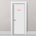 thumbnail image 5 of Unique Bargains 6'x2' Private Sign Acrylic Adhesive Door Sticker Wall Mounting Sign White 2 Pack, 5 of 5