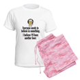 thumbnail image 6 of CafePress - Beer Believe Women's Light Pajamas - Women's Short Sleeve Print T-Shirt and Pants Light Cotton Pajama Set, 6 of 7