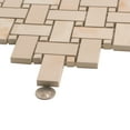 thumbnail image 4 of Splendor 11.81 in. x 11.81 in. Matte Pink Porcelain Mosaic Wall and Floor Tile (4.84 sq. ft./case) (5-pack), 4 of 5