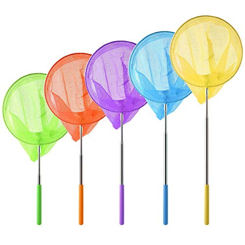 Coopay 5 Pack Telescopic Butterfly Nets Catching Insects Bugs Fishing