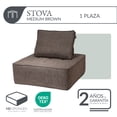 thumbnail image 3 of Sillón De Espuma Comprimida Al Vacío 1 Plaza Japandi Stova Medium Brown, 3 of 6