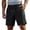 Black, variant on Dagugfen Workout Shorts Men Drawstring Elastic Waist Lightweight Basketball Shorts Outdoor Running Athletic Shorts