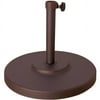 California Umbrella 50LBS Umbrella Base with Steel Cover with Concrete Bronze