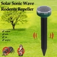 thumbnail image 4 of Repelente solar de lunares Irfora Repelente solar de lunares, repelente de marmotas Repelente de animales ultrasónico y con energía solar para césped, jardín y patio, hogar Irfora Repelente solar de lunares, 4 of 7