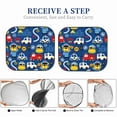 thumbnail image 6 of Haiem Animals Rescue Team Windshield Sun Shade: Universal Foldable 2-Piece Car Front Window Sunshade - Blocks Uv Rays, And Reduces Heat,Essential Car Accessory Small, 6 of 7