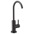 thumbnail image 1 of Moen S5530BL Sip Modern Cold Water Kitchen Beverage Faucet with Optional Filtration System, Matte Black, 1 of 6