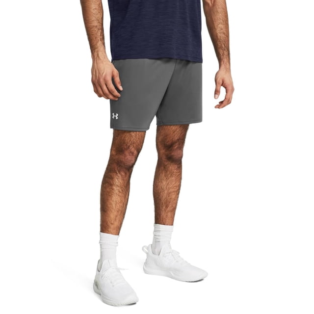 Pantalones cortos Under Armour Tech de 7 pulgadas para hombre Castlerock/White