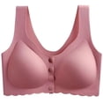 thumbnail image 4 of XFHLMJFF Breathable Bra For Women Everyday Bralette Comfortable Adjustable No Underwire Seamless Stylish Underwear, 4 of 5