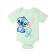 thumbnail image 2 of Disney Lilo & Stitch Baby Boys' 5-Pack One Piece Bodysuits Stitch Scrump Pastel, 2 of 6