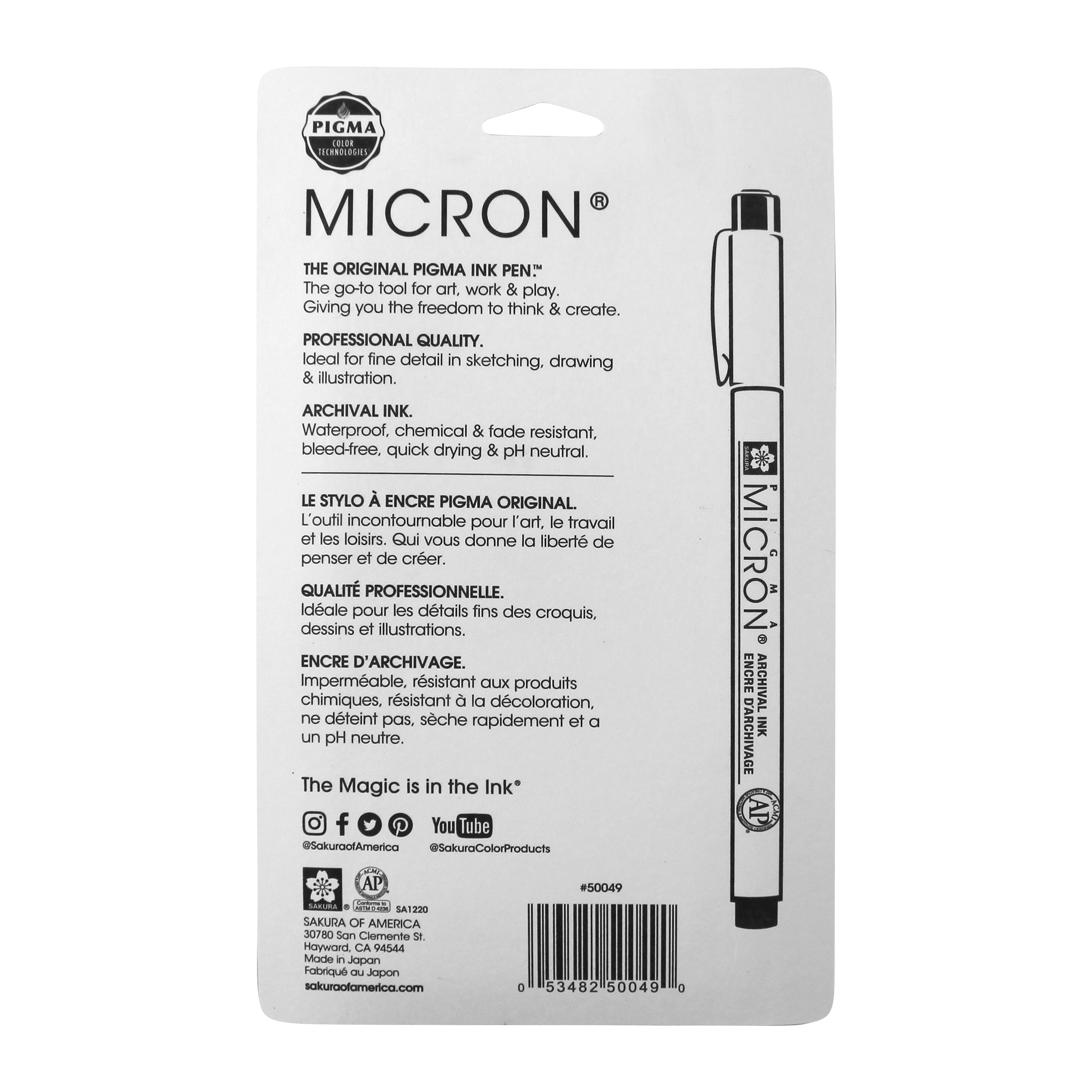Sakura® Pigma® Micron® Pens (6-Pack), Labeling & Supplies, Artifact &  Collectibles Preservation, Preservation