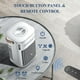 thumbnail image 2 of Aires acondicionados portátiles, mini enfriador de aire evaporativo 3-1 con control remoto, tanque de agua de 1,2 L y 2 cajas de hielo, temporizador de 7 horas, carga USB, 3 velocidades y luces de 7 c, 2 of 5