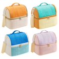 thumbnail image 2 of CSChome Sac à Lunch Bento Sac à Lunch Isolé - Bandoulière Réglable, Grande Capacité Fermeture Éclair Rangement Alimentaire pour Camping, 2 of 7