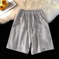 thumbnail image 5 of Pantalones cortos con estampado gráfico de letras divertidas para hombre 2023, pantalones cortos de estilo hip hop para uso diario, pantalones cortos casuales de verano Y2K para gimnasio y baloncesto, 5 of 5