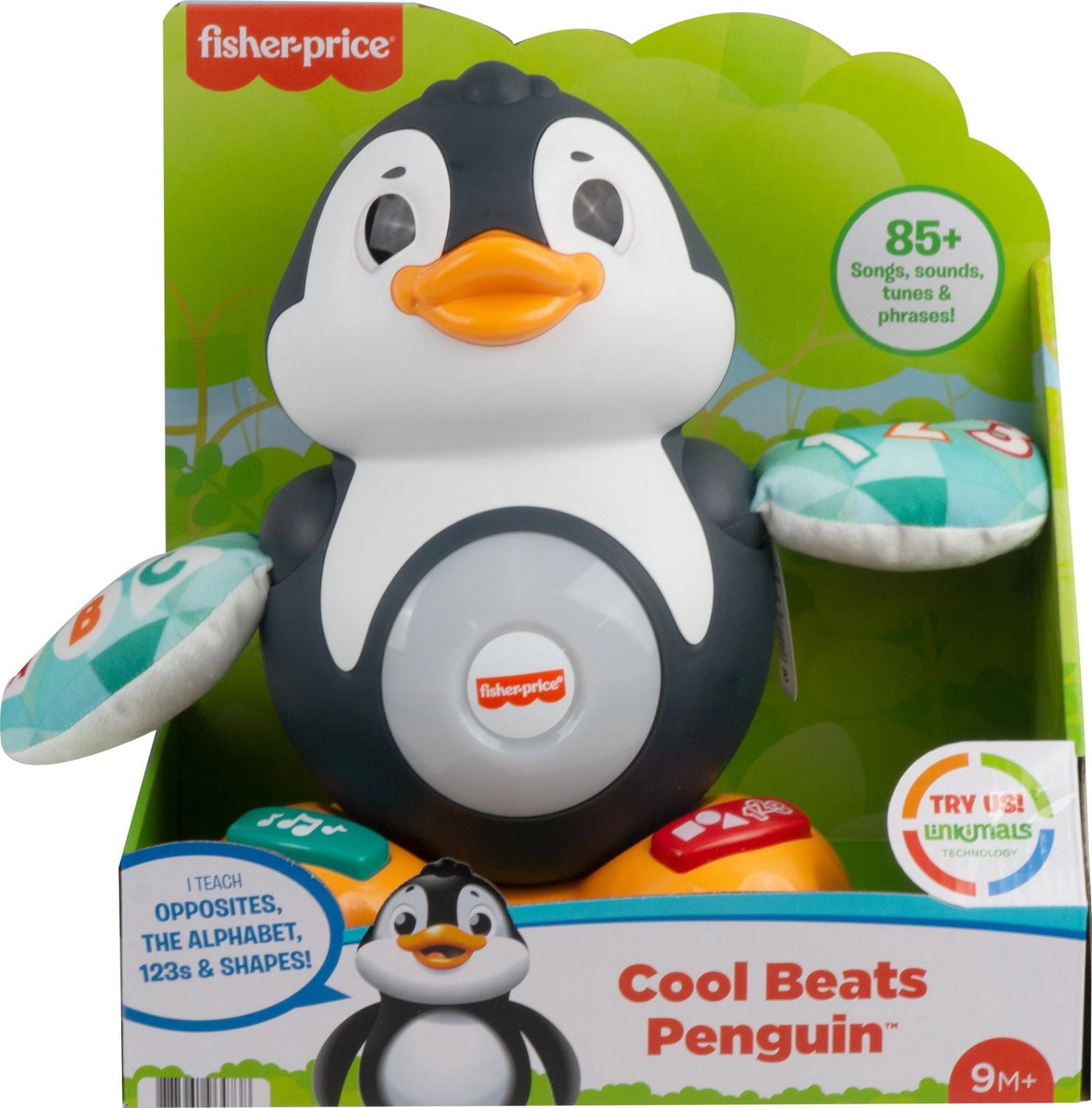 Fisher-Price Linkimals Cool Beats Penguin Baby & Toddler Learning Toy with Music & Lights