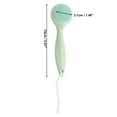 thumbnail image 4 of Unique Bargains 1 Pc Soft Silicone Facial Cleansing Brush with Long Handle Green 5.91"x1.77", 4 of 6