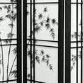 thumbnail image 3 of Oriental Furniture 4 ft. Tall Bamboo Tree Shoji Screen - Black - 4 Panel, 3 of 3