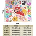 thumbnail image 4 of Karol Music G Blanket Plush Throw Blanket All Season Flannel Blanket for Couch Bedding Living Room Decor 40"X30", 4 of 6