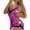 B Hot Pink, variant on Wovix Women Valentines Pajama Sets Soft Plaid Sleeveless V Neck Cami Pajama 2 Pcs Slim Heart Graphic Daily Loungewear Sets