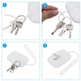 thumbnail image 4 of Silicone Storage Pouch, Mini Key Organizer Bag with Lanyard for Keys Headphone Card, White, 4 of 6