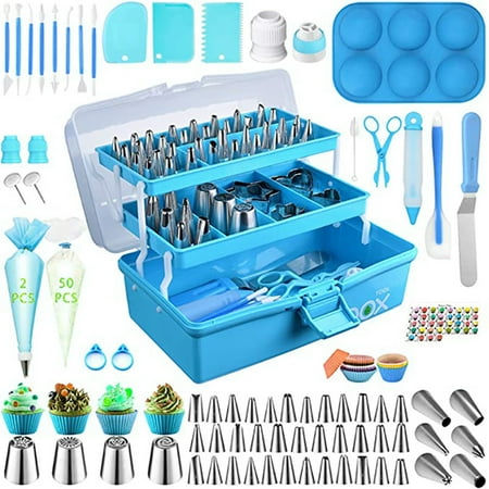 

236pcs Cake Decorating Mouth Set Cake Decorating Tool Cupcake Decorating Kit Cookie Decorating Supplies