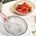 thumbnail image 3 of Jacenvly Valentine Day Party Decor Fruit Bowl Transparent Present Living Room Home Tea Table Snacks Melon Seed Fruit Bowl Living Room Decor, 3 of 6