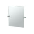 thumbnail image 3 of Gatco Bleu 24" Frameless Rectangle Mirror, Chrome, 3 of 3