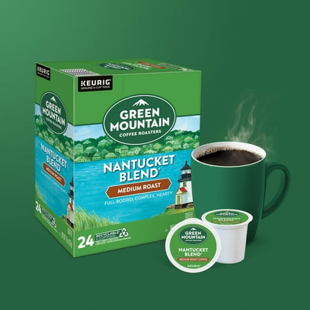 Green Mountain Coffee - Nantucket Blend Keurig Single-Serve K-Cup Pods, Medium Roast Coffee, 24 Count