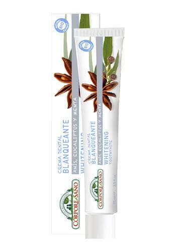 Corpore Sano Whitening Toothpaste- BIO Natural Extract-ANISE, EUCALYPTUS & MINT-75gr