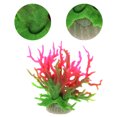 thumbnail image 4 of Unique Bargains 1 Pcs Colorful Coral Reef Decor Mini Faux Coral Decor for Aquarium Decorations Pink Green 16.5x14.8cm, 4 of 6