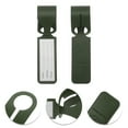 thumbnail image 3 of Unique Bargains 1 Pc Portable Luggage Tag for Travelling Green Polyurethane, 3 of 5