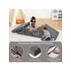 thumbnail image 5 of 3 - piece para niños pequeños modular foam play couch set: a versatile sofa cama para playing, gaming, y reading (gray/blue), 5 of 8