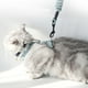 thumbnail image 5 of Arnés y correa ajustables para gatos para pasear gatitos Sphynx, collar con correa para cachorros, arneses para mascotas a prueba de escape, accesorios para gatos, 5 of 5