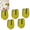 5pcs, variant on U Shaped Double Sided Sponge Scrubber,Quick Dry Dish Washing Scourer for Drain Baskets, Cookware, Knives, Cup Crevice Cleaning