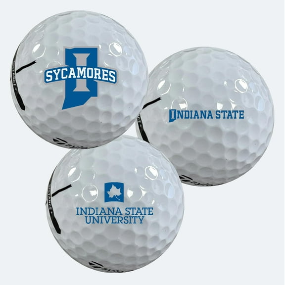 Indiana State Sycamores Logo Edition Taylormade Distance  Golf Balls 12-Pack (Dozen)