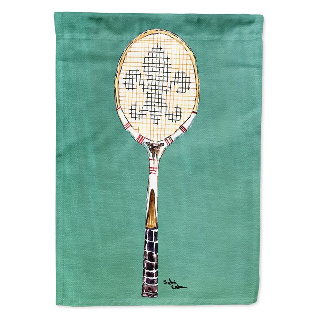 Bandera De flor De Lis De tenis Caroline's Treasures 8479GF pequeña multicolor