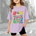thumbnail image 2 of ibiyuan Autism Awareness Shirt Kids Girls Boys Autistic Graphic Tshirt Autism Acceptance Short Sleeve Tops,Purple, 2 of 9