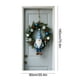 thumbnail image 3 of Decoraciones de la Puerta de Navidad 70.86x35.43 Pulgadas Cortina de la Puerta de Navidad, Decoración de la Fiesta de Vacaciones, Puerta de Santa Claus Colgando, Decoraciones de la Fiesta de Navidad E, 3 of 6