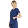 thumbnail image 4 of Scrubstar Women's Antimicrobial Premium Performance Notch Neck Top, Sizes XS-3XL, 4 of 7