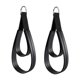thumbnail image 4 of 2 correas de doble bucle para Pilates Reformer con anillas en D multifuncionales antideslizantes. Anillos de plata, 4 of 9